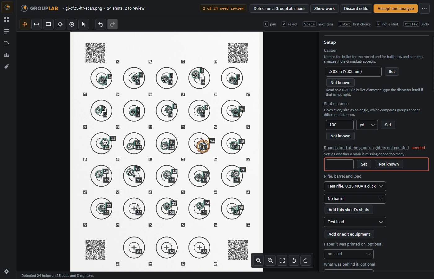 A GroupLab sheet reads itself in GroupLab