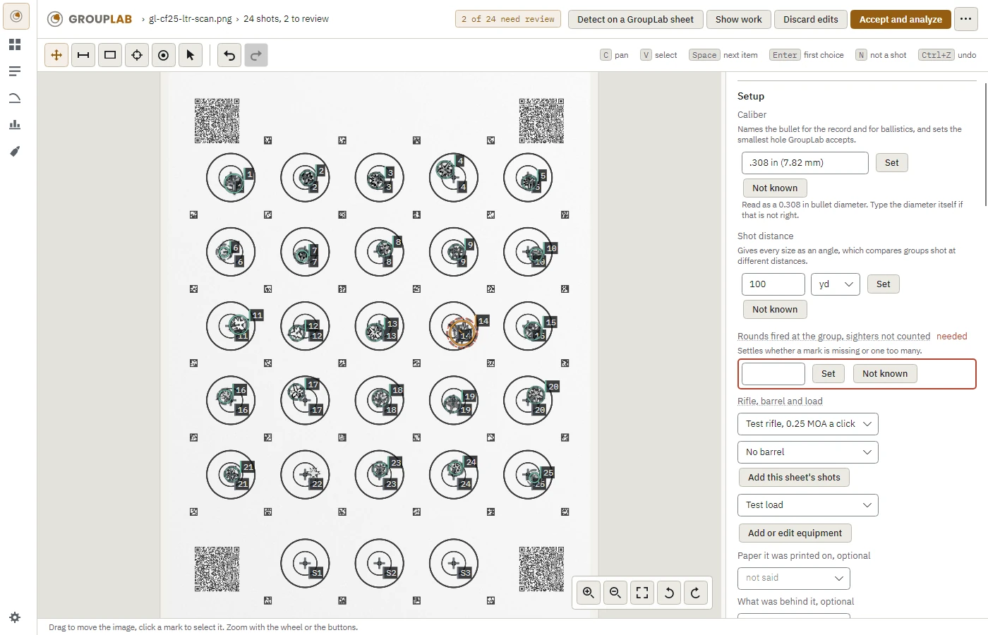 A GroupLab sheet reads itself in GroupLab